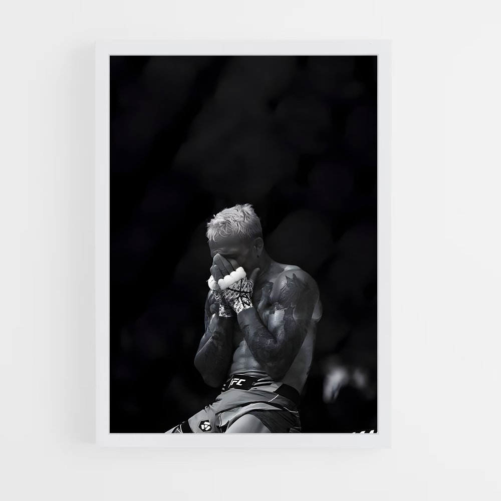 Poster Charles oliveira perdu – affiche MMA (vue 3)